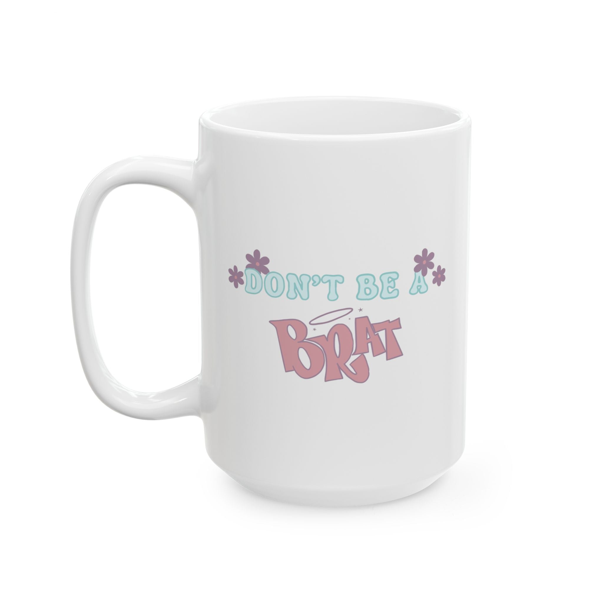 Ceramic Mug — Cute Pastel 'Awesome Baby' Floral Baby Shower Gift (11oz, 15oz)