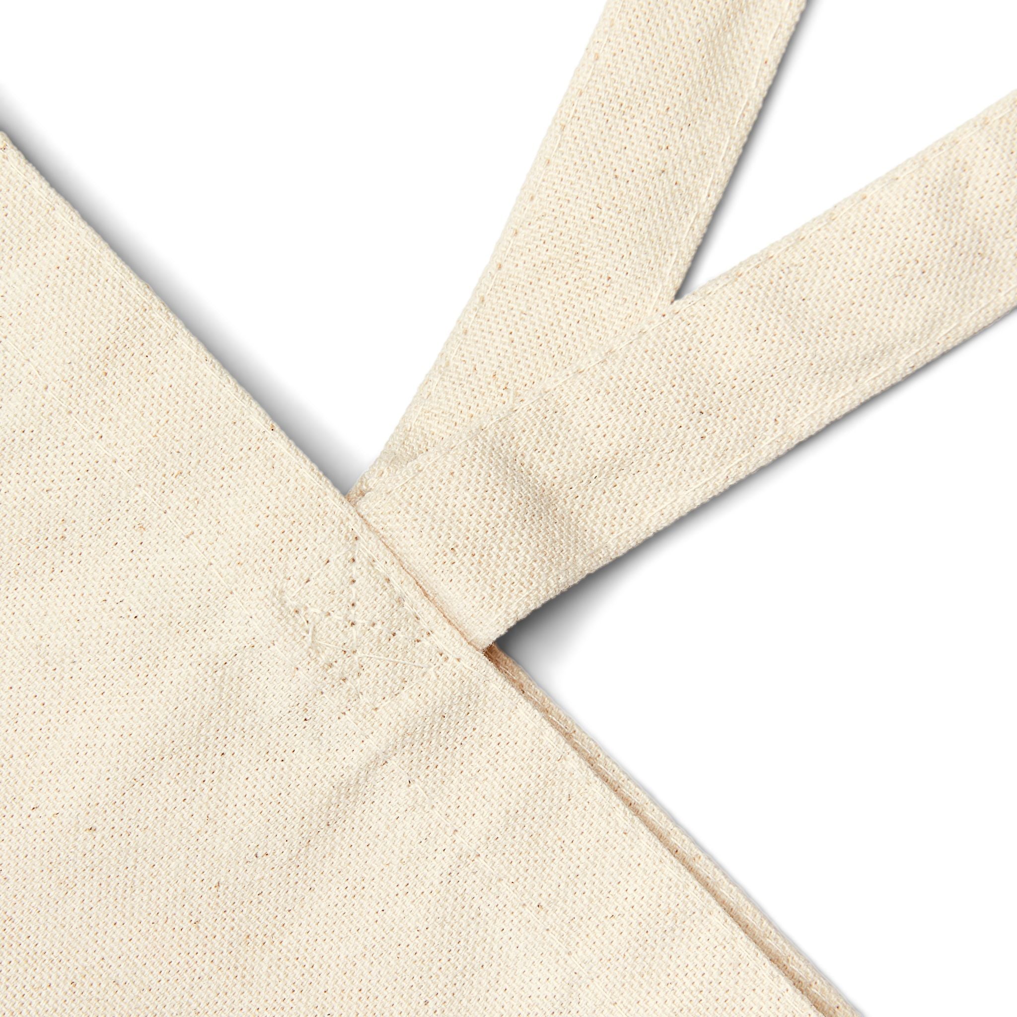 Floral Vase Cotton Tote — Minimal Botanical Canvas Bag