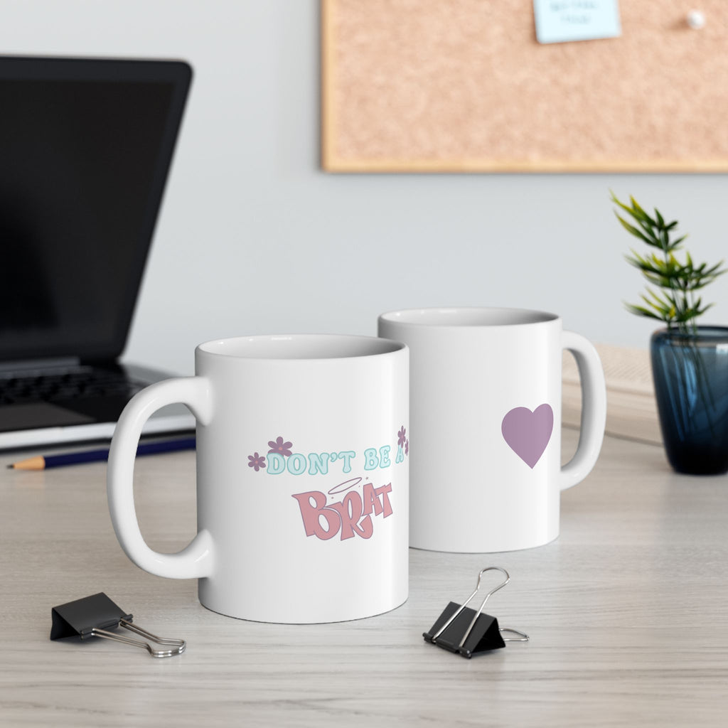 Ceramic Mug — Cute Pastel 'Awesome Baby' Floral Baby Shower Gift (11oz, 15oz)