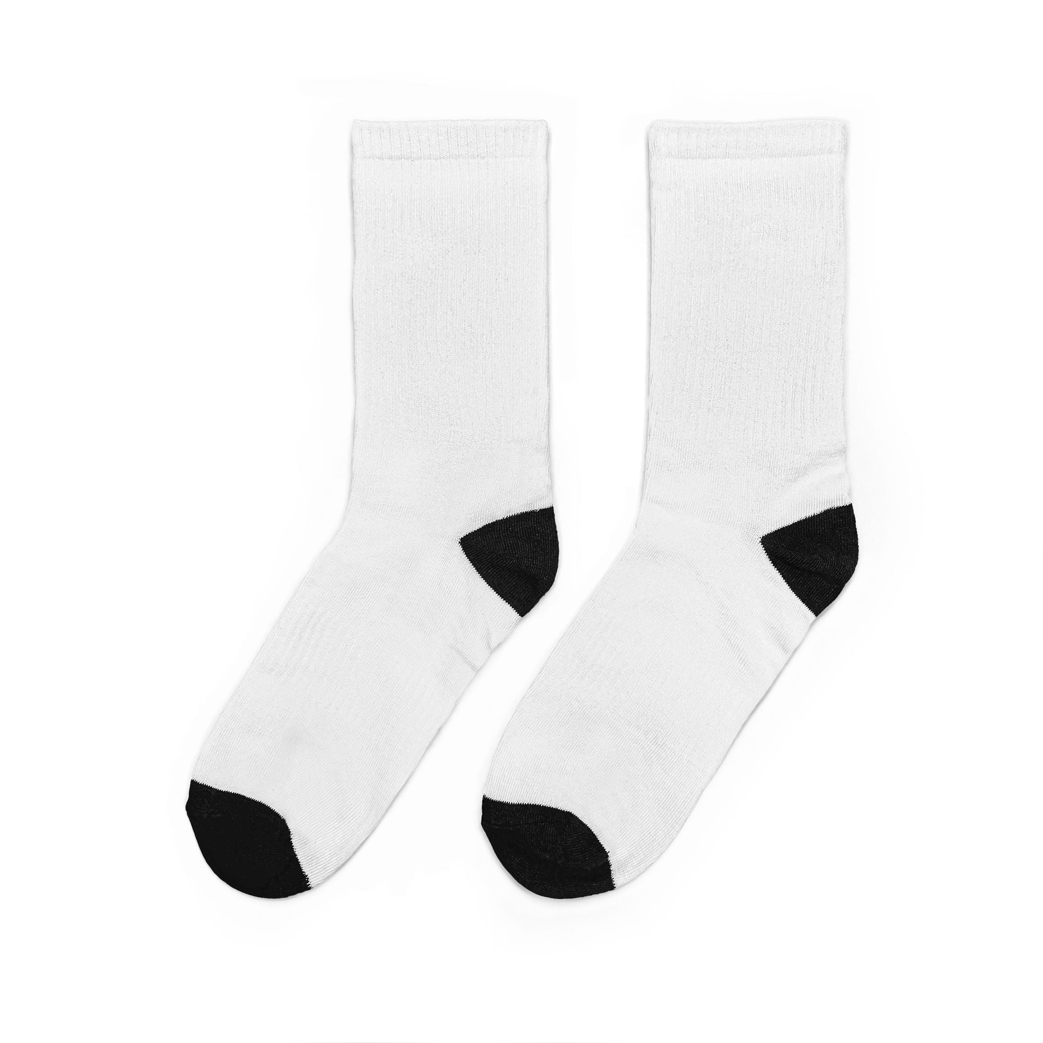 Cute 'Don't Be Mean' Padded Crew Socks — Graphic Comfort Socks