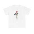Vintage Botanical Floral Bouquet Tee | Pressed Flower Illustration